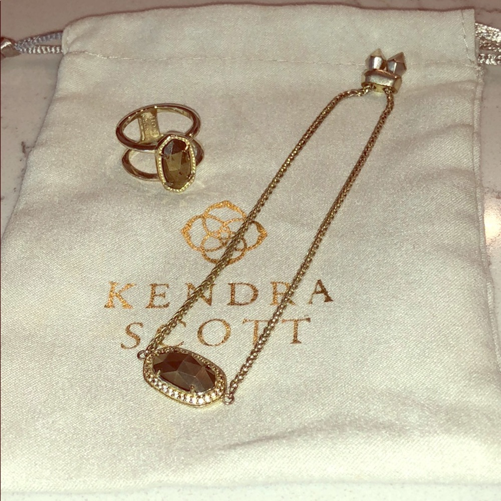 Kendra Scott bracelet and ring